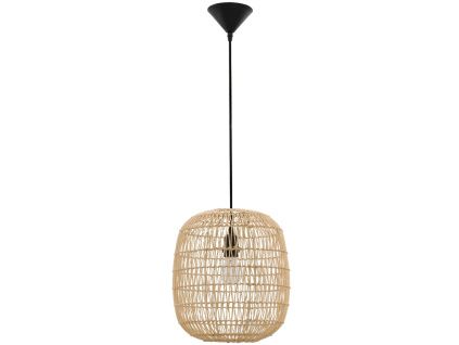 Ratanové závěsné světlo Nova Luce Melody 30,5 cm