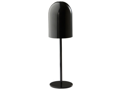 Černá kovová nabíjecí stolní LED lampa ARA