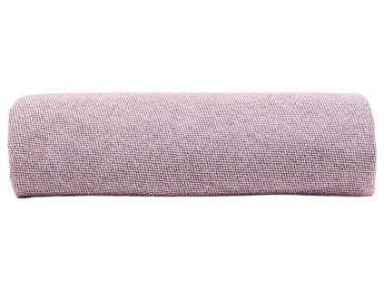 Fialový potah na taburet Kave Home Kaeli 90 cm