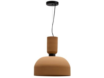 Béžové kovové závěsné světlo Kave Home Nibla 40 cm