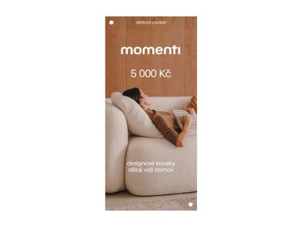 Designový poukaz 5000 Kč