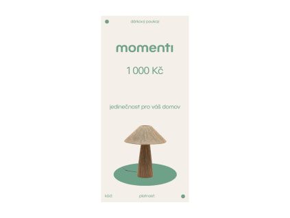 Designový e-poukaz 1000 Kč