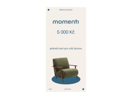 Designový e-poukaz 5000 Kč