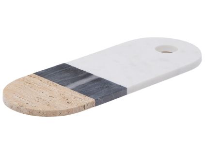 Mramorové servírovací prkénko Kave Home Nivol 34 x 10 cm