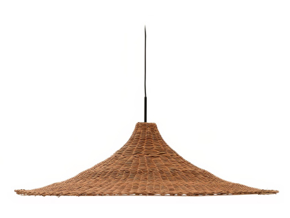 Ratanové stínidlo Kave Home Bladia 90 cm