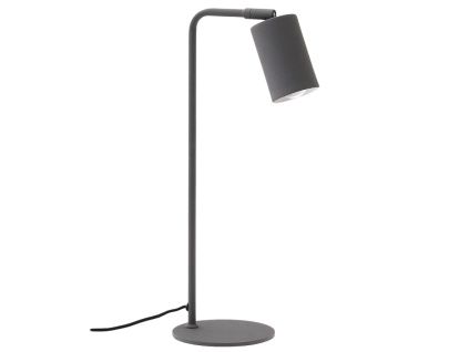 Šedá kovová stolní lampa Kave Home Manie