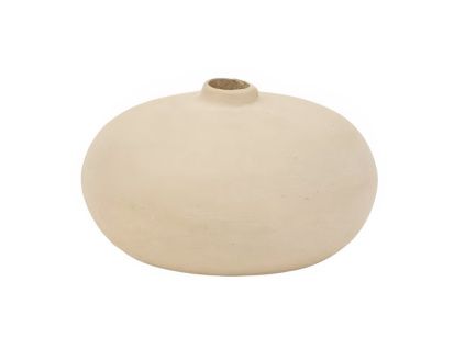 Bílá váza Kave Home Nivala ø 15 cm