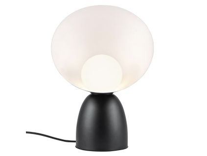Černá kovová stolní lampa Hello