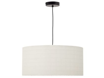Bílé závěsné stínidlo Kave Home Dulan 65 cm