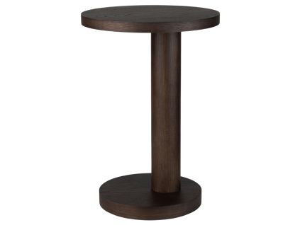 Hnědý dubový odkládací stolek Quax Oak 36 cm