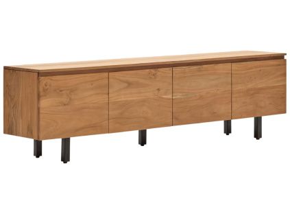 Dřevěný TV stolek Uxue 200 x 40 cm