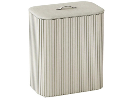 Béžový koš na prádlo Tota Luxe Trio 90 l