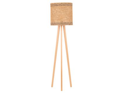 Dřevěná stojací lampa Plette 165 cm