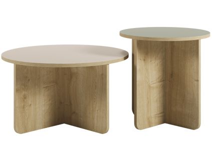 Set konferenčních stolků Hillary 50/70 cm