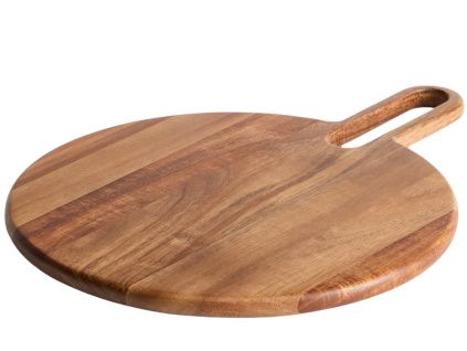 Akátové servírovací prkénko kave home Blera Ø 30 cm