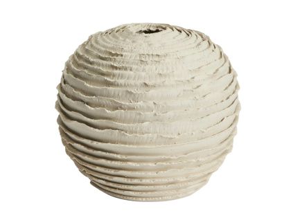 Béžová keramická váza Kave Home Evania 15 cm