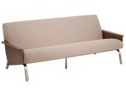 Světle hnědá ořechová pohovka Kave Home Amsen 205 cm
