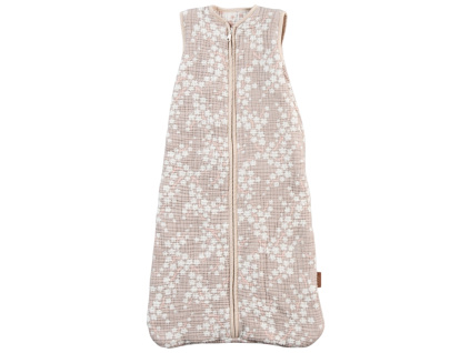 Růžový mušelínový dětský spací pytel Quax Natural 90 cm