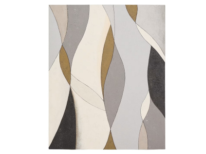 Abstraktní obraz Kave Home Marvilo 100 x 80 cm