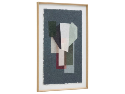 Abstraktní obraz Kave Home Veluni 60 x 90 cm