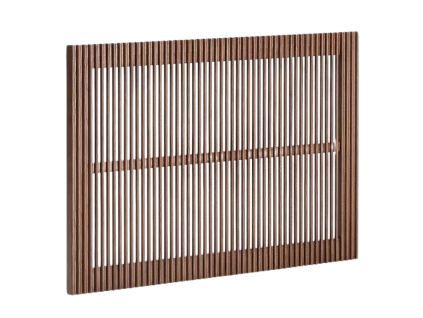 Ořechové čelo k posteli Kave Home Beyla 90 cm