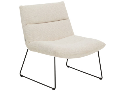 Béžové čalouněné křeslo Kave Home Asen