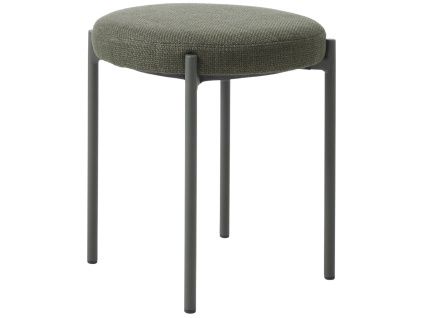 Olivově zelená čalouněná stolička Unique Furniture Pelican 48 cm
