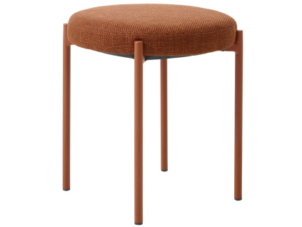 Terakotově oranžová čalouněná stolička Unique Furniture Pelican 48 cm