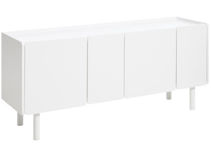 Bílá lakovaná komoda Unique Furniture Bera 160 cm