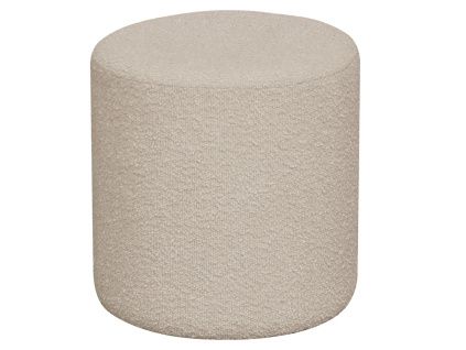 Béžový bouclé taburet Ejby 34 cm