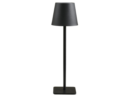 Černá kovová stolní LED lampa Bradford 37 cm