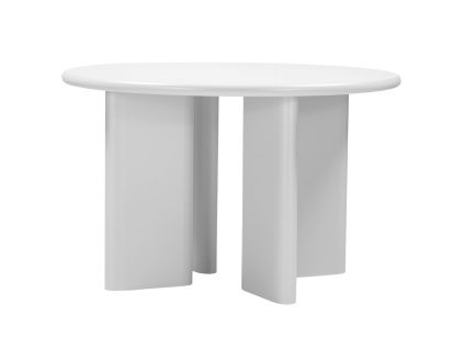Světle šedý jídelní stůl Moliq 120 cm