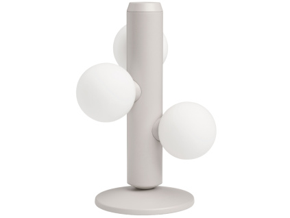Béžová kovová stolní lampa Kaktee