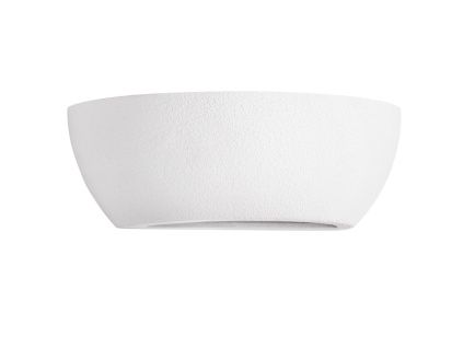 Bílé sádrové nástěnné světlo Nova Luce Alivio