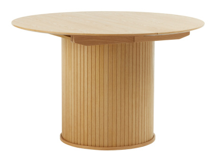Dubový rozkládací jídelní stůl Unique Furniture Nola 120/167 x 120 cm
