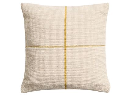 Žlutý povlak na polštář Kave Home Atima 45 x 45 cm