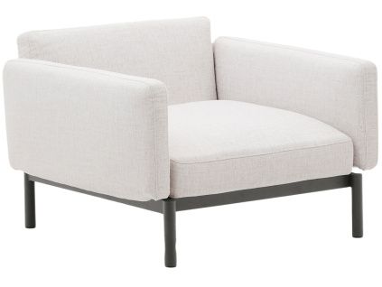 Zahradní křeslo Kave Home Sorells se šedou podnoží