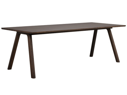 Hnědý dubový jídelní stůl ROWICO CLAPPERTON 220 x 95 cm
