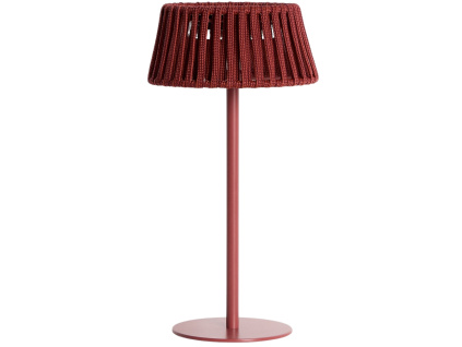Terakotově červená zahradní solární LED lampa kave home Aldet