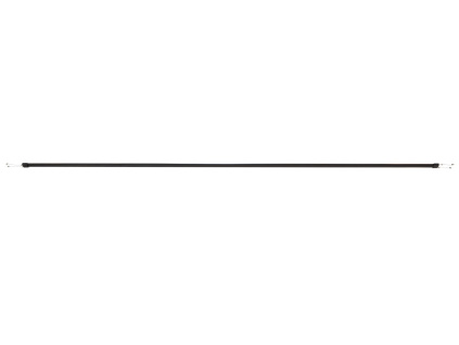 Černá kolejnice s LED páskem Uprail 1000 cm