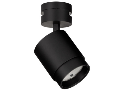 Černé kovové bodové LED světlo pro světelnou kolejnici Uprail 6 cm