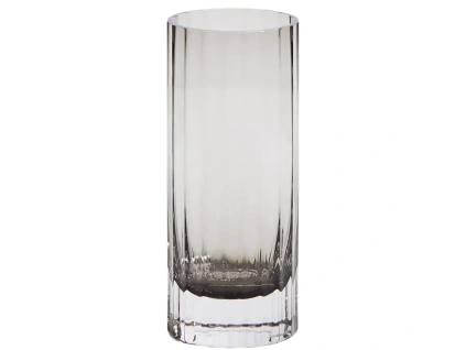 Vysková šedá sklenice Kave Home Clarien 300 ml