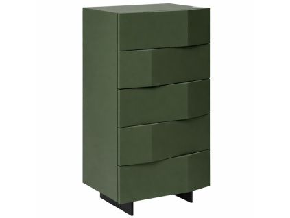 Olivově zelená komoda Marco Barotti Linea Diamond 60 x 45 cm