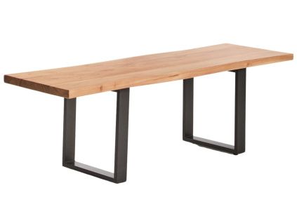 Dřevěná lavice Kave Home Uxue 140 x 45 cm