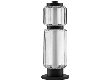 Skleněná stolní LED lampa Nova Luce Liessa