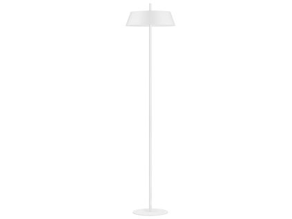 Bílá kovová stojací LED lampa Nova Luce Velio 147 cm