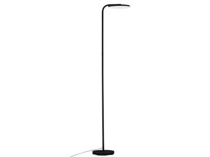Černá kovová stojací LED lampa Nova Luce Sinkro 174 cm