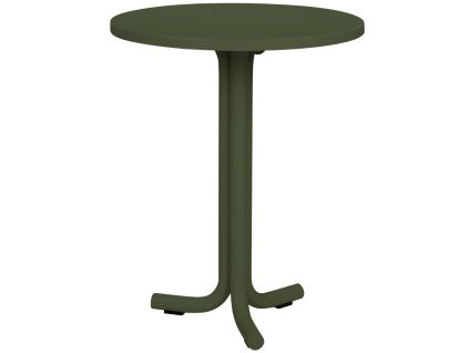 Zelený kovový zahradní bistro stolek Nokk ⌀59 cm