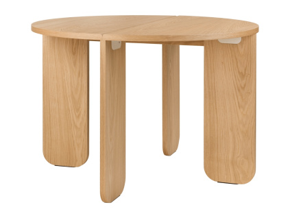 Dubový jídelní stůl Dany ⌀ 110 cm