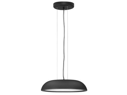 Černé kovové závěsné LED světlo Nova Luce Felicia 45 cm